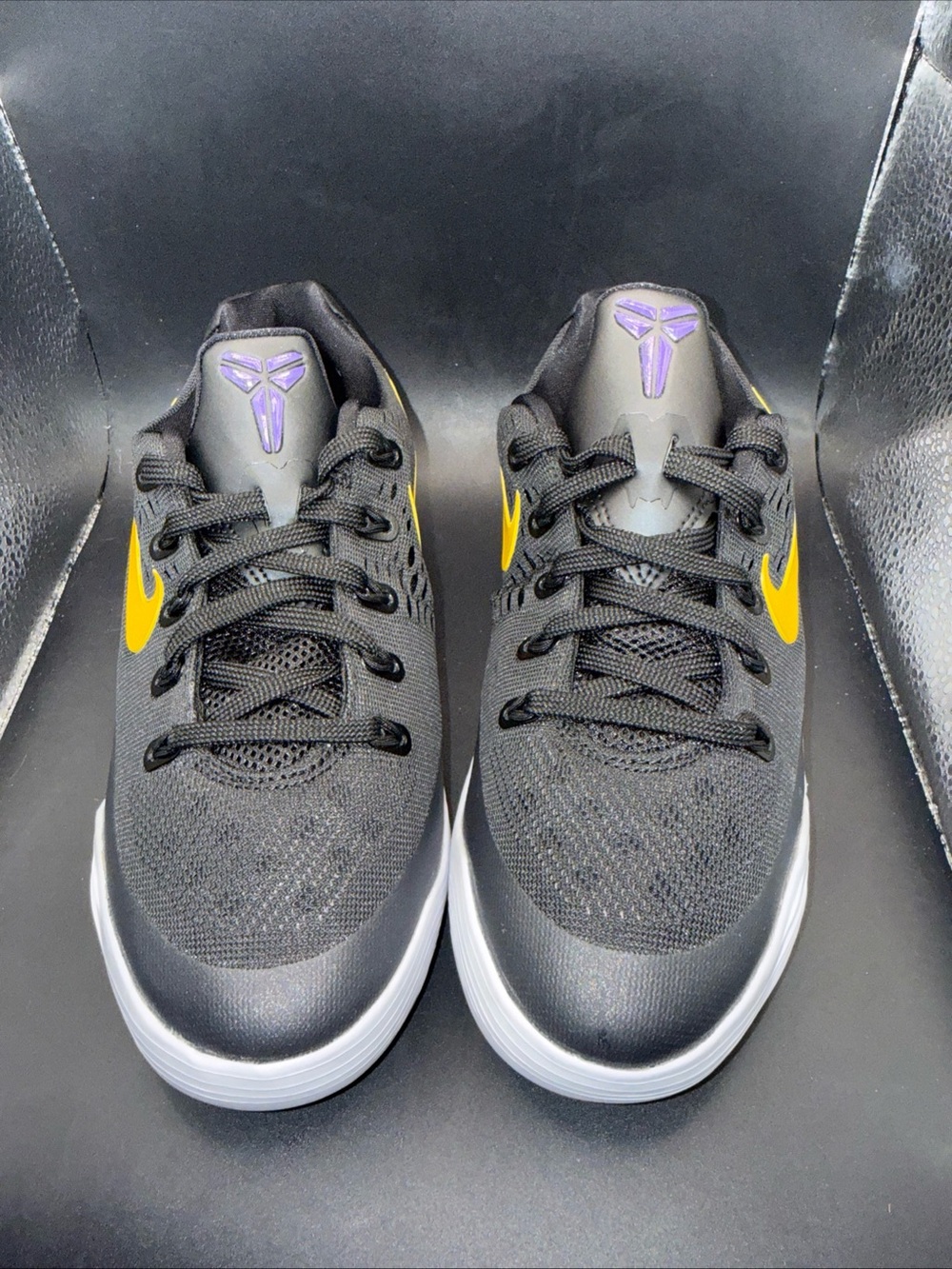 Nike Men’s Black & Yellow Low-Top Basketball Shoes